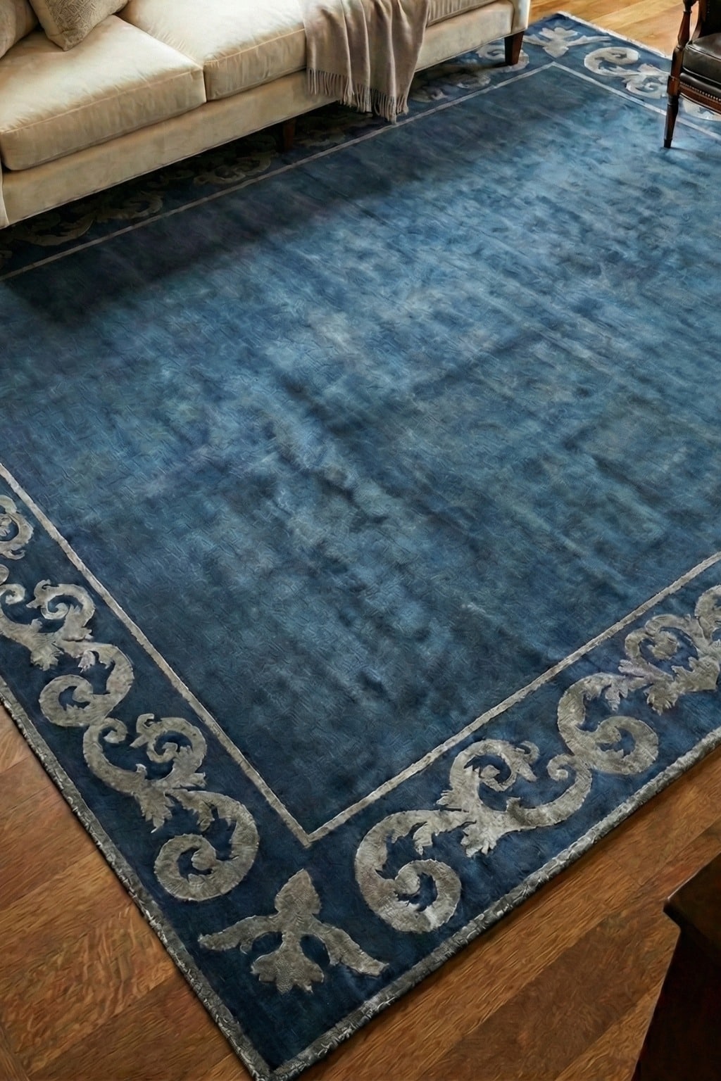 Килим Frame Navy 150 x 240 casamania.com.ua metro 80153 75