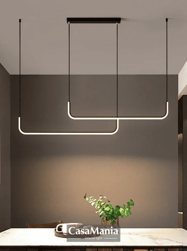 Люстра LED з 2-а лініями H28L-2-900BK