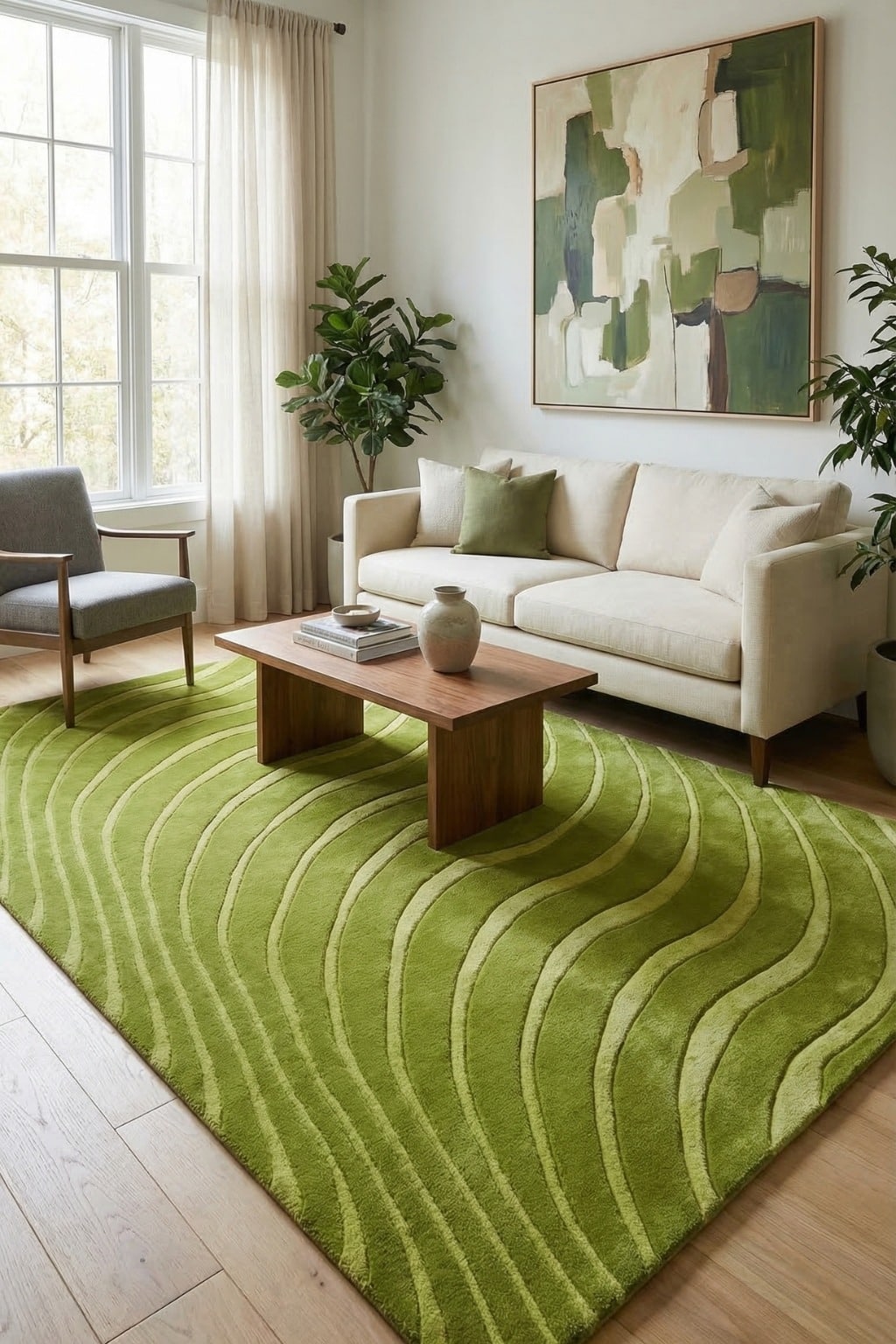 Килим Nadir Lime 170 x 240 casamania.com.ua metro 80153 61