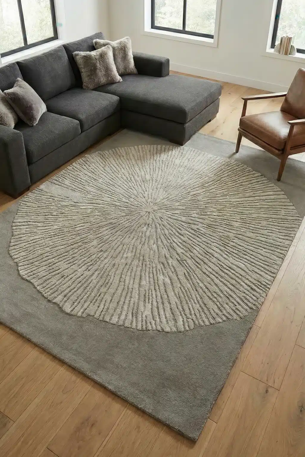 RotondoSilverLineRug casamania.com.ua rotondosilverlinerug