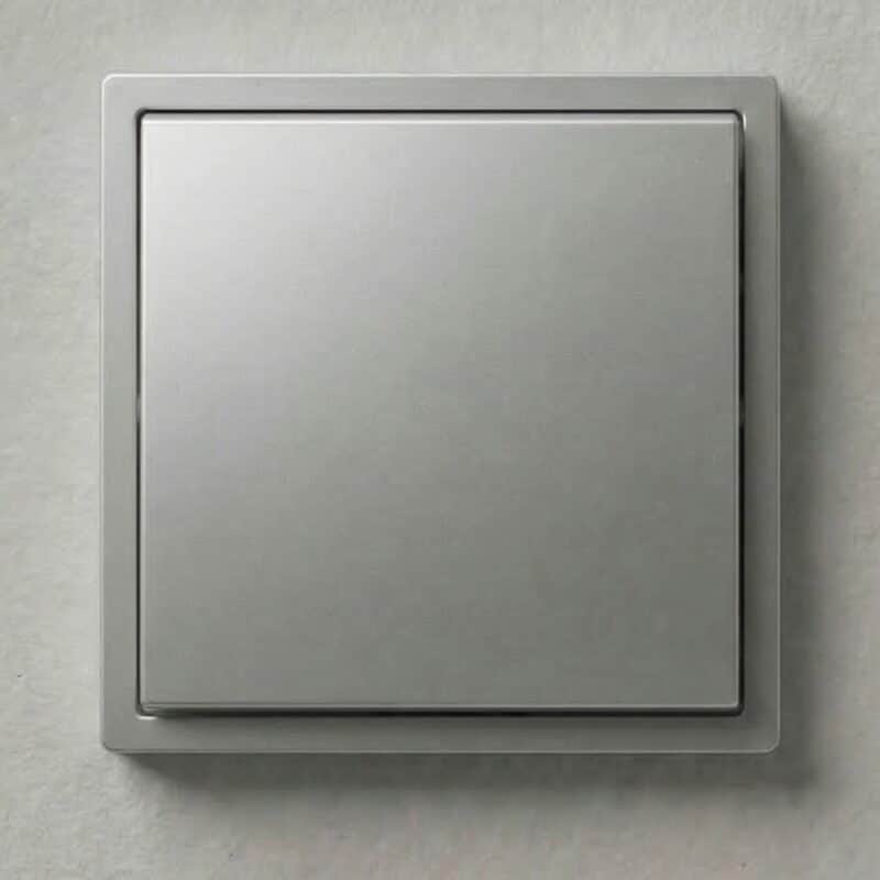 S-01-2 Вимикач 1-клавішний Slim Series, сірий (без рамки)
