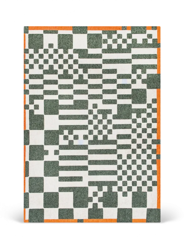 Килим Chess Deep Green 9339