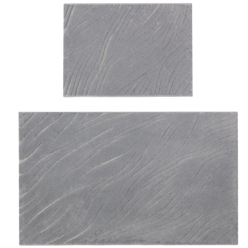 Набір килимків для ванної Spa Grey