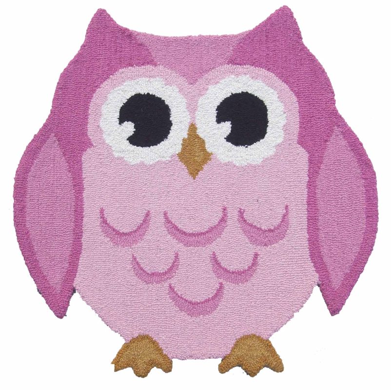 Дитячий килим Animals Owl Pink