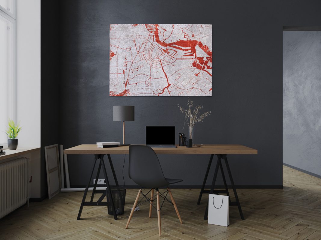 Килим Cities Orange Cut 9323