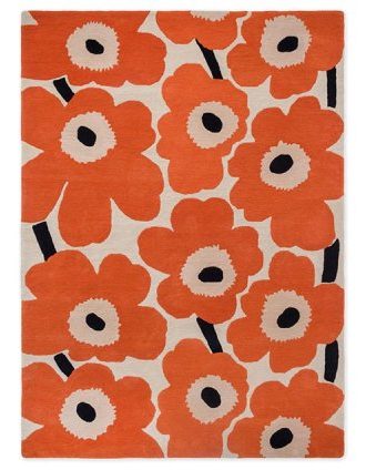 Килим Marimekko Unikko Orange Red
