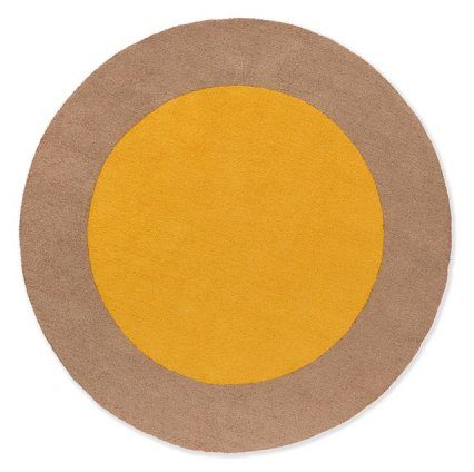 Килим Festival Round Yellow