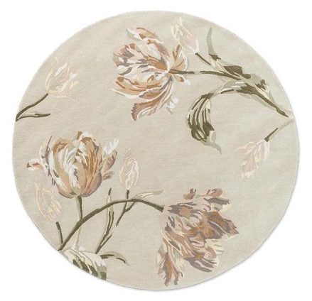 Килим Laura Ashley Gosford Round Natural/Sage Green