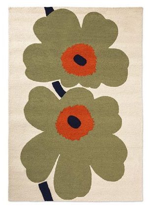 Килим Marimekko Unikko Anniversary Dusty Green