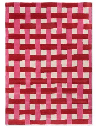 Килим Harlequin Basketweave Coral/Rose