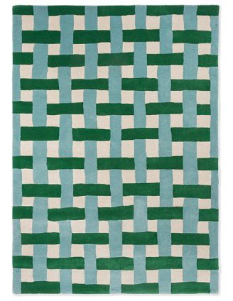Килим Harlequin Basketweave Emerald/Aquamarine