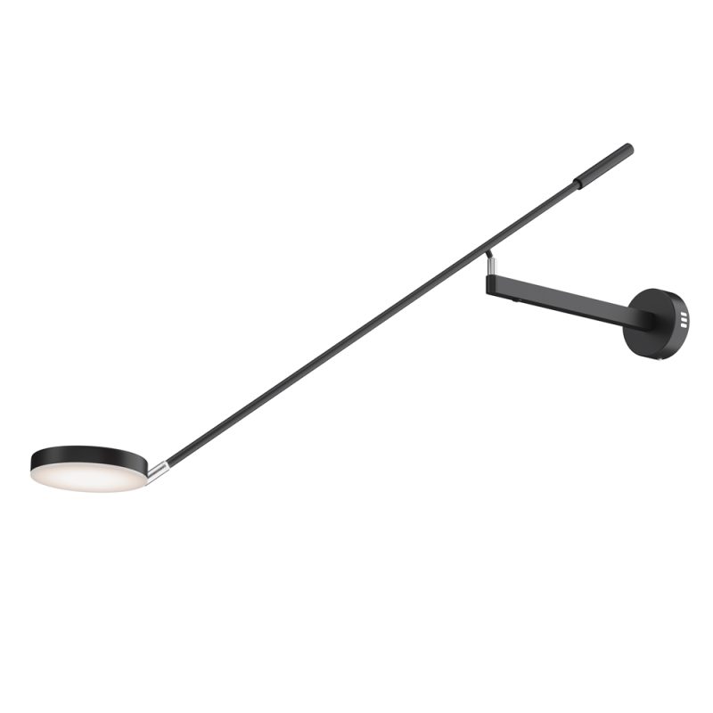 Бра LED 6 Вт 3000K, чорний, 12×11 см
