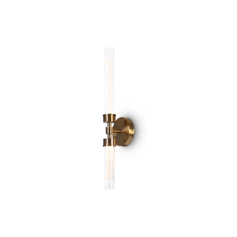 Бра LED 7 Вт 3000K, латунь, H 56,5 см