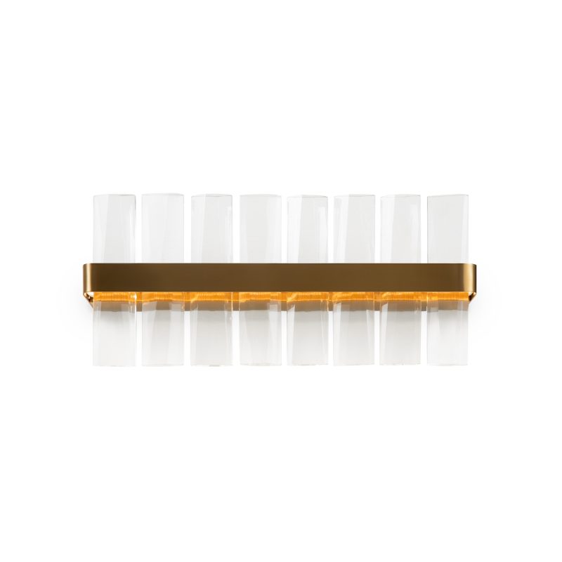 Бра LED 15 Вт 3000K, латунь, 41×18 см