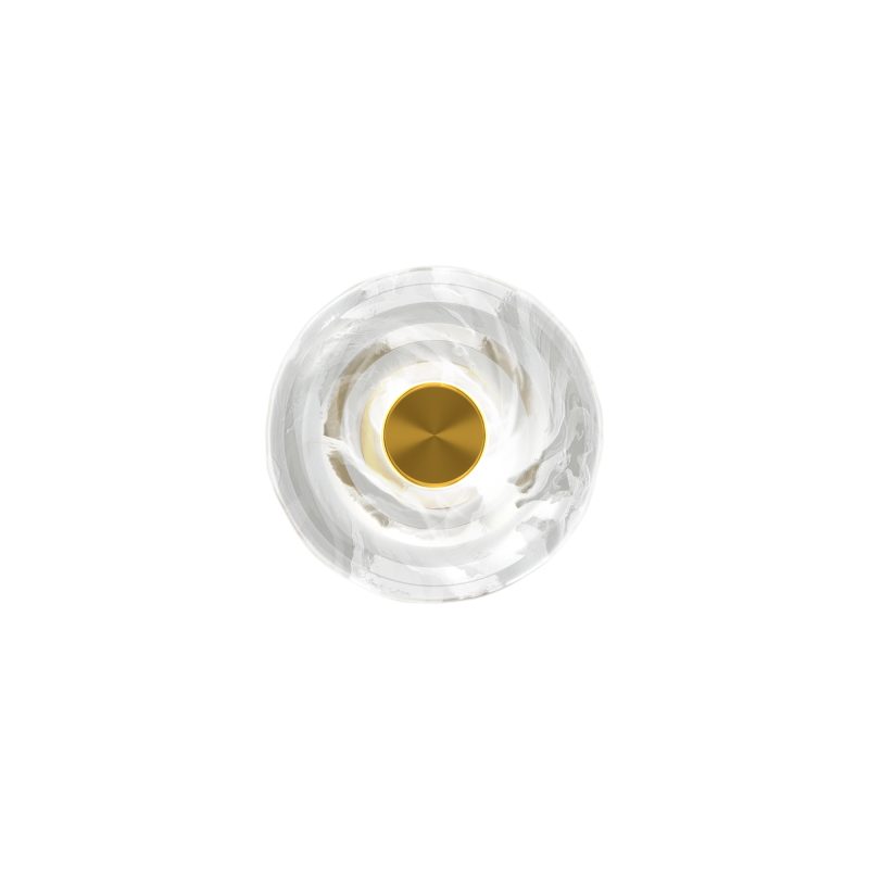 Бра LED 5 Вт 3000K, латунь, 20×20 см, глибина 7,5 см