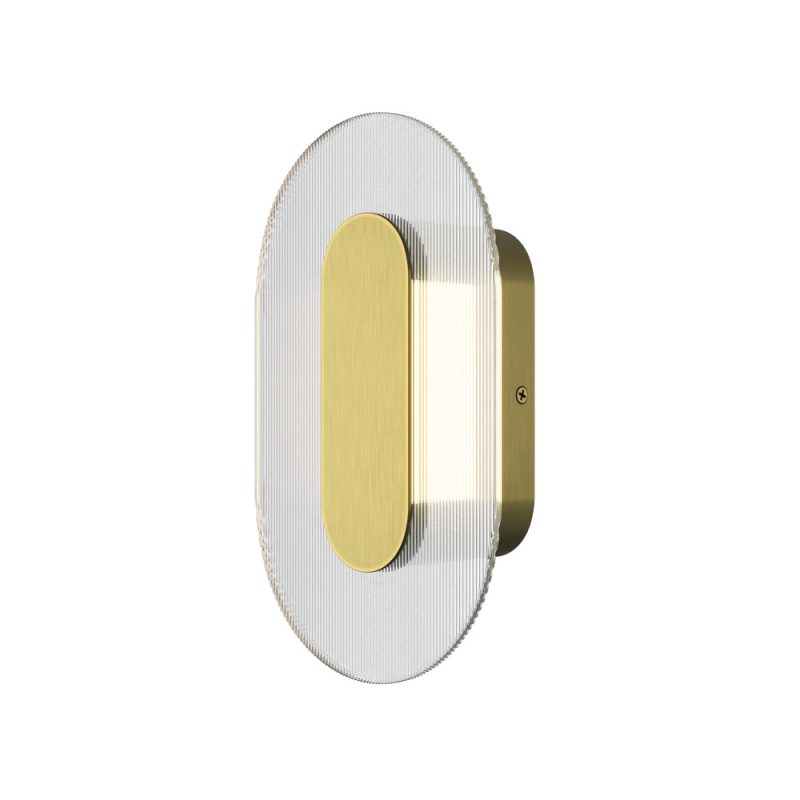 Бра LED 10 Вт 3000K, золото, 12,5×21 см