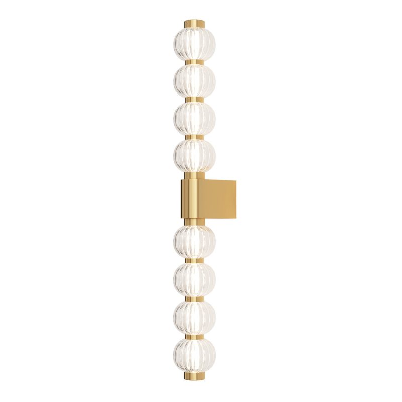 Бра LED 19 Вт 3000K, золото, 9×76 см