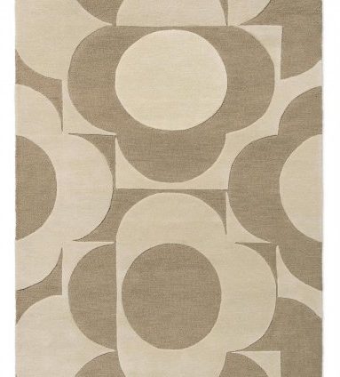 Килим Orla Kiely Prism Flower Mushroom/Ecru