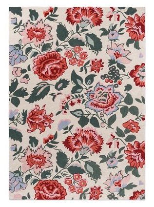Килим Laura Ashley Wendling Floral Poppy Red
