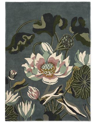 Килим Wedgwood Waterlily Midnight Pond