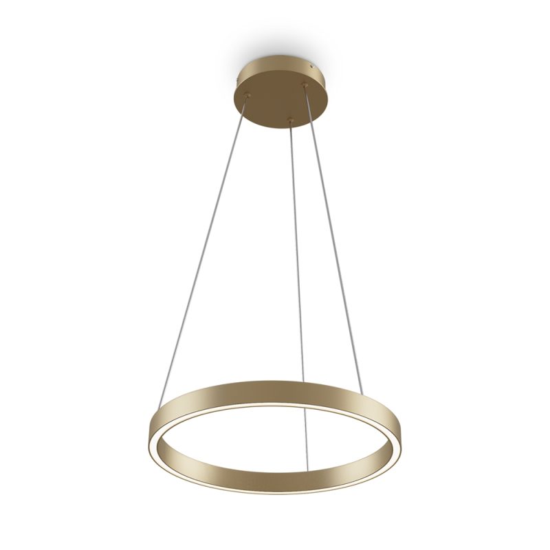 Люстра LED 25 Вт 4000K, латунь, Ø40 см