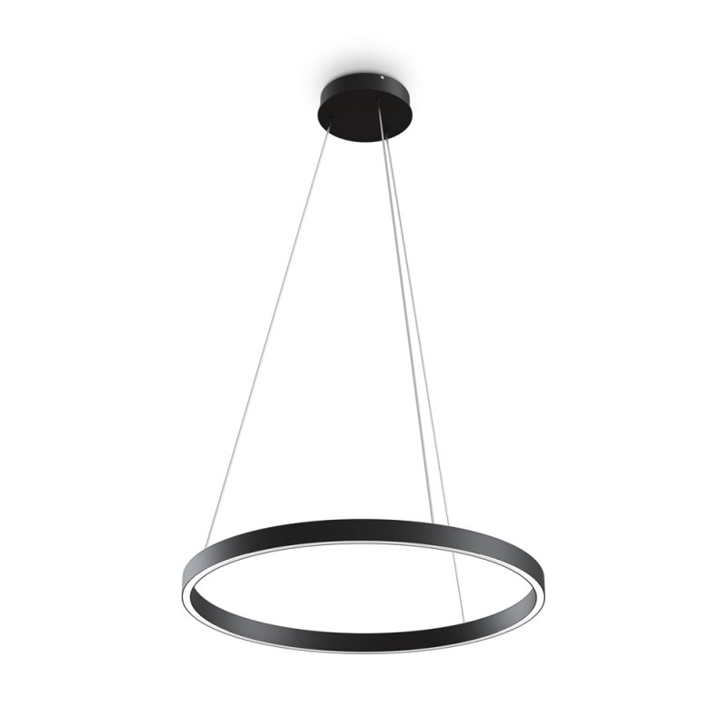Люстра LED 37 Вт 4000K, чорний, Ø60 см