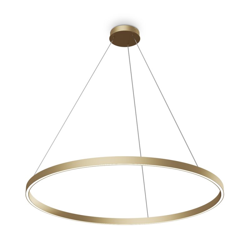 Люстра LED 61 Вт 4000K, латунь, Ø100 см