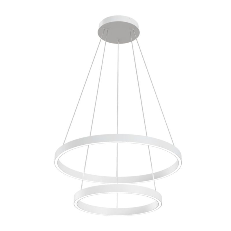Люстра LED 61 Вт 4000K, білий, Ø60 см