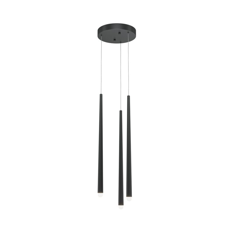 Люстра LED 19 Вт 3000-4000K, чорний, Ø26 см