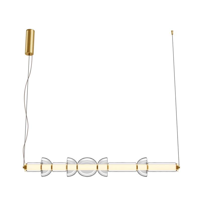 Люстра LED 39 Вт 3000K, золото, 16×47,5 см