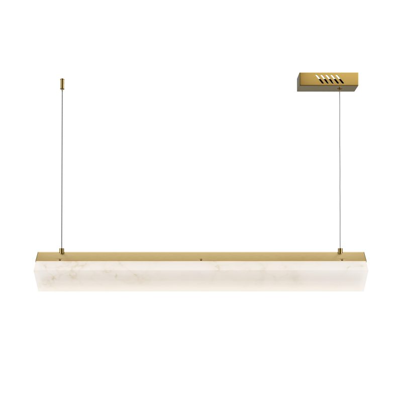 Люстра LED 35 Вт 3000K, латунь, 8,5×96 см