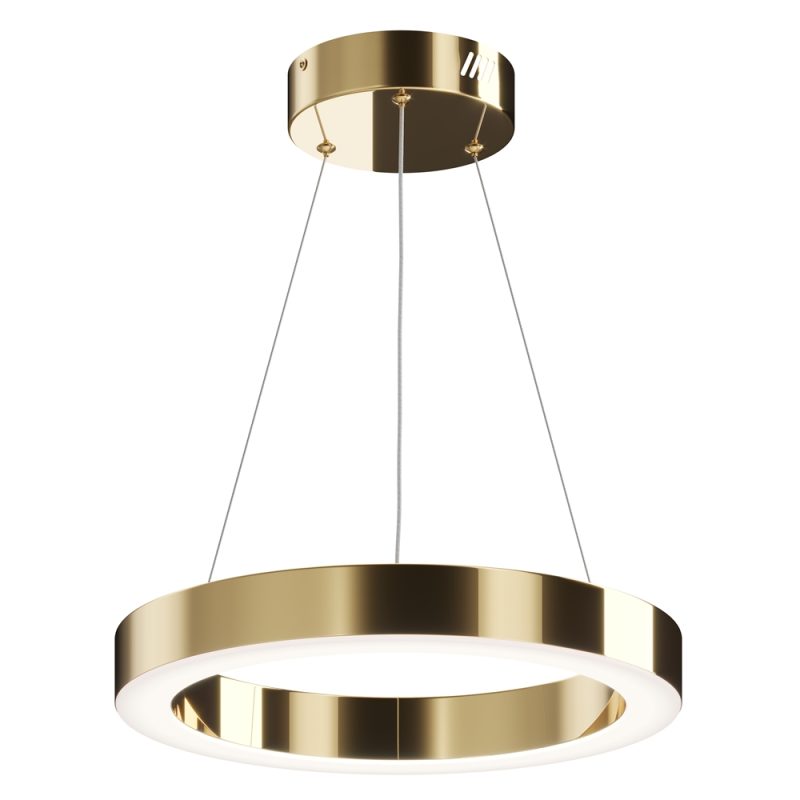 Люстра LED 36 Вт 4000K, латунь, Ø40 см