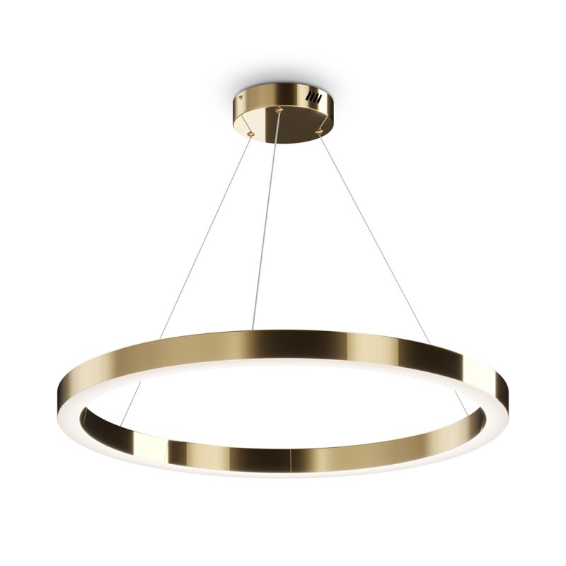 Люстра LED 60 Вт 4000K, латунь, Ø80 см
