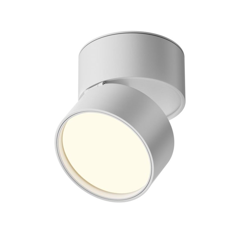 Стельовий світильник поворотний LED 12 Вт 3000K, білий, Ø8,5 см