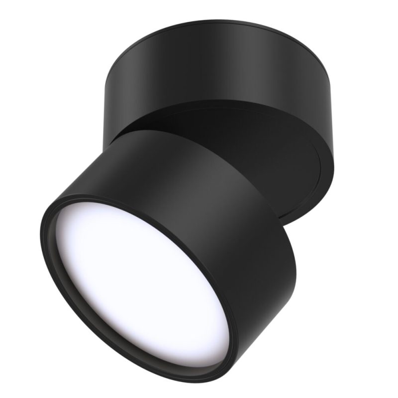 Стельовий світильник поворотний LED 12 Вт 4000K, чорний, Ø8,5 см
