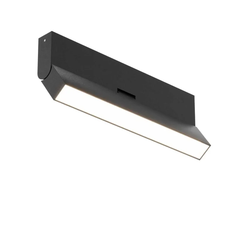 Стельовий світильник поворотний LED 12 Вт 3000K, чорний, 2,5×9 см