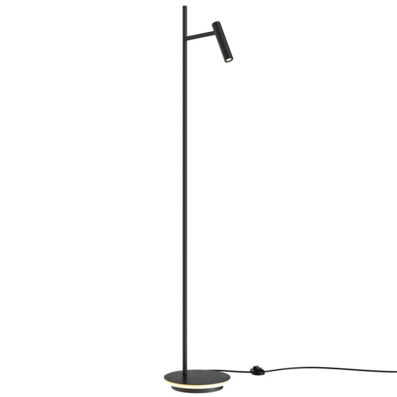 Торшер LED 11 Вт 3000K, чорний, Ø24 см