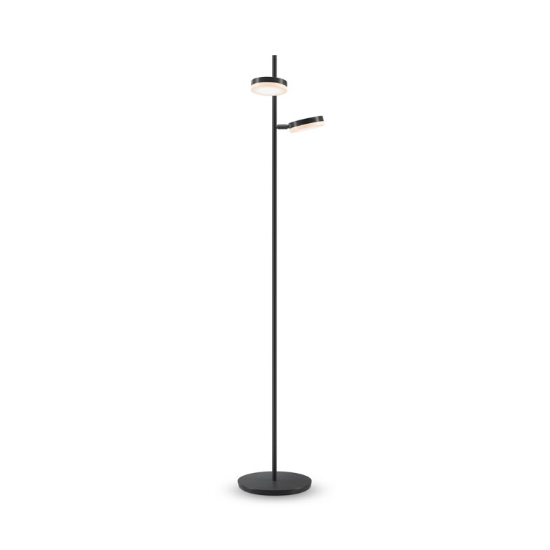 Торшер LED 12 Вт 3000K, чорний, Ø28,5 см