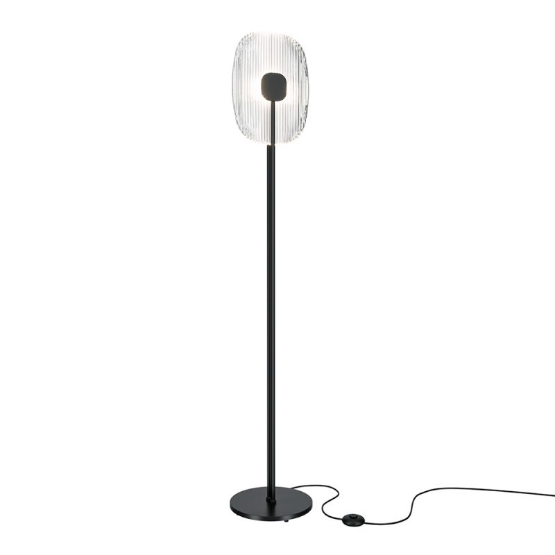 Торшер LED 6 Вт 3000K, чорний, Ø25 см