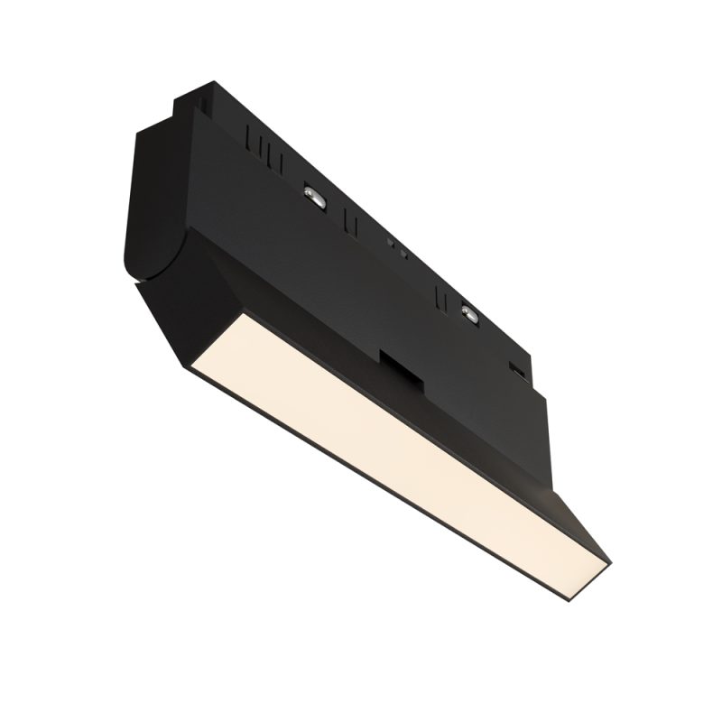 Трековий світильник LED 12 Вт 4000K, чорний, H 10,5 см, 120°