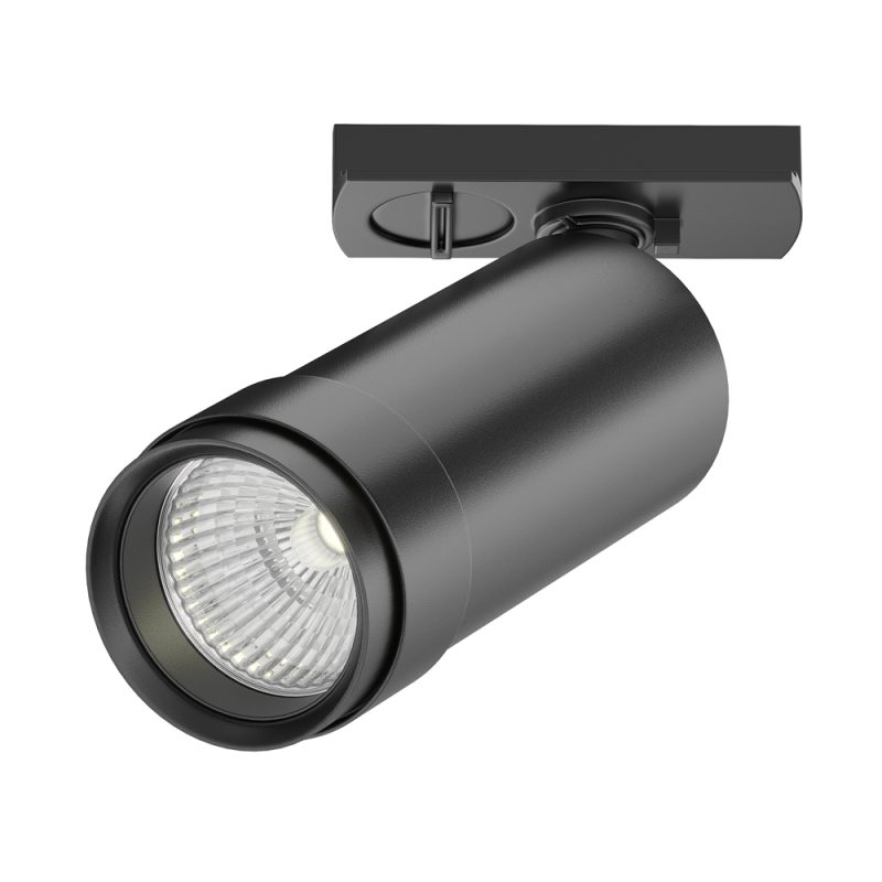 Трековий світильник LED 12 Вт 4000K, чорний, Ø5,5 см